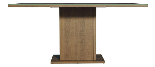Juego de Comedor con Mesa y 4 Sillas Madesa Marilia Color Marrón/Negro/Gris