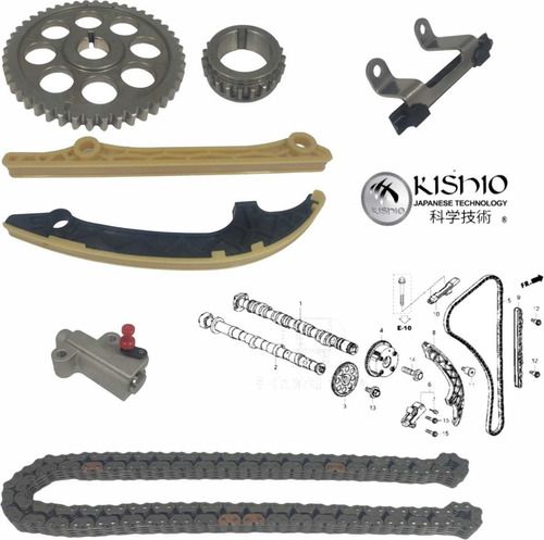 Kit De Distribuciòn Kishio Honda Fit 1.5l Nuevo 2015-2018