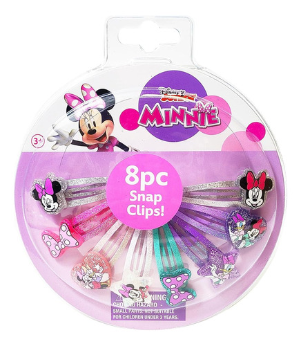 Disney Minnie Kids Pinzas Para El Cabello Para Niñas Snap Cl