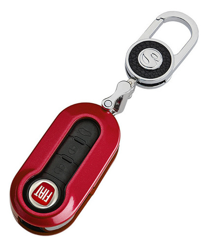 Funda Para Llave De Coche Fiat 500 Boyue Y Llavero