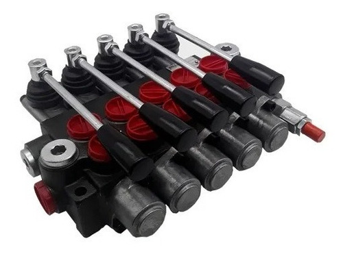 Imagem 5 de 5 de Comando Hidráulico Monobloco 40 Litros - 5 Alavancas