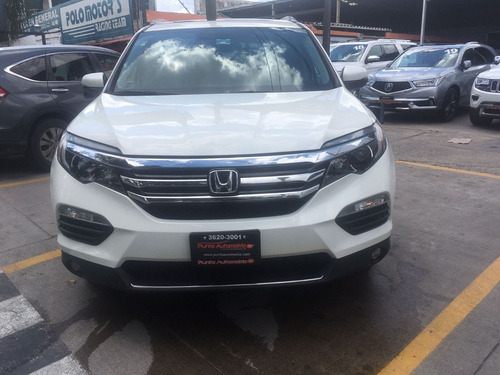 Imagen 3 de 12 de Honda Pilot Touring 2017 Blanca