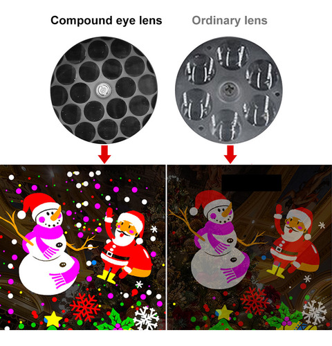 Jy Proyector Navideño De 16 Diapositivas Con Proyección Led