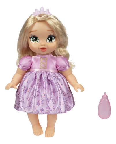 Muñeca De La Princesa Rapunzel De Disney Con Botella Y Tiara