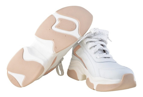 Imagen 6 de 8 de Zapatillas Urbanas De Mujer De Cuero Abigail - Ferraro