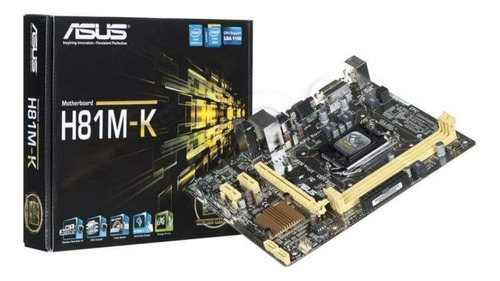 Mainboard Asus H81m-k Para Procesador 4ta Generación 1150