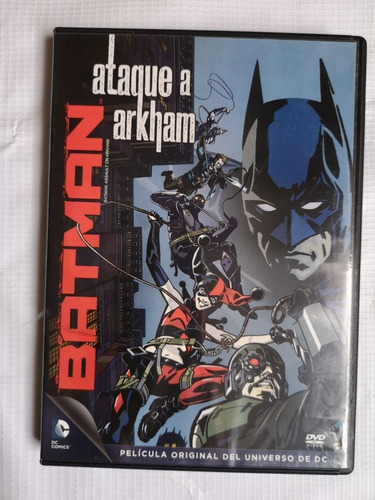 Batman Ataque A Arkham Película Dvd Ficción Original 