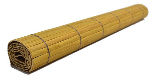 Jogo Americano Retangular Vazado 45x30cm 1pç Bambu Amarelo