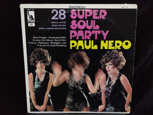 Paul Nero Súper Soul Party 28 Hits Vinilo,lp,acetato