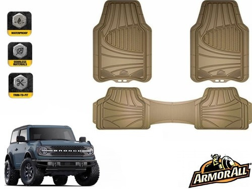 Kit Tapetes Beige Uso Rudo Bronco 2 Door 2021 Armor All