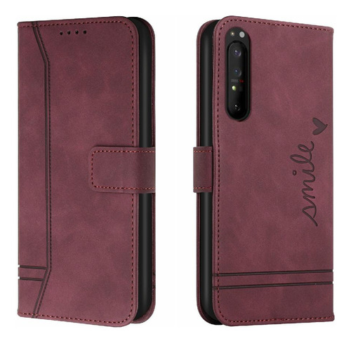 Funda De Teléfono Para Sony Xperia 1 Ii Flip Folio Wallet