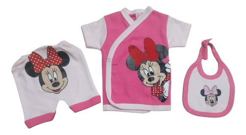 Ajuar Para Bebés Minnie 3 Prendas