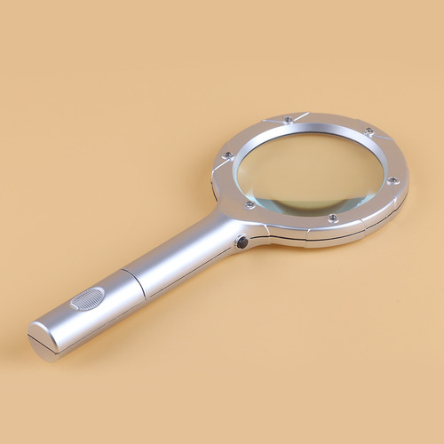 Mini Lente De Lupa Portátil Portátil Con Lupa 4x