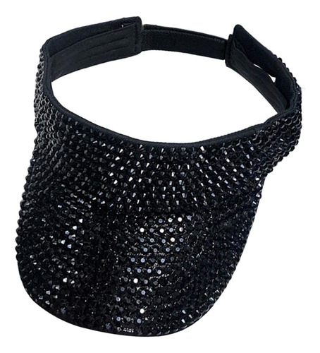 Sombrero Para El Sol Con Visera De Diamantes De Imitación