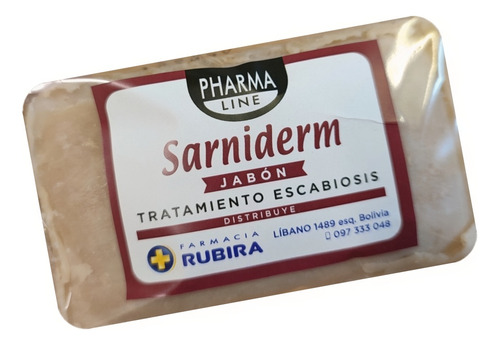 Sarniderm Jabón Azufrado Tratamiento Sarna Escabiosis