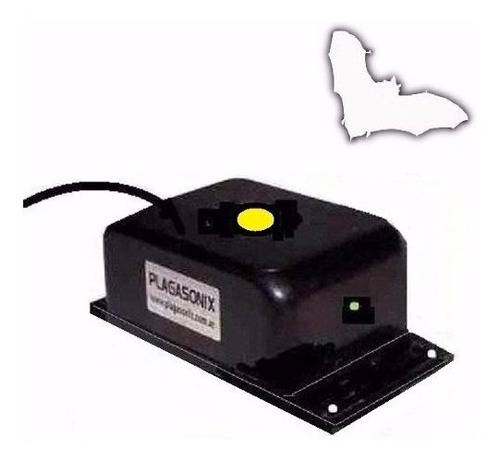 Imagen 2 de 9 de Espanta Murcielagos Ultrasonido 100m2 Para Techos M&t 102