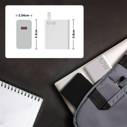 67w Cargador Carga Rápida Para Xiaomi Redmi Poco Para Xiaomi 11T 12 13T 14 15, Para Redmi Note 14 13 12 Pro, Cargador Turbo Y Cable USB C 1.5M Para Xiaomi Poco C75 C65 X7 X6 X5 Pro F6 2 piezas