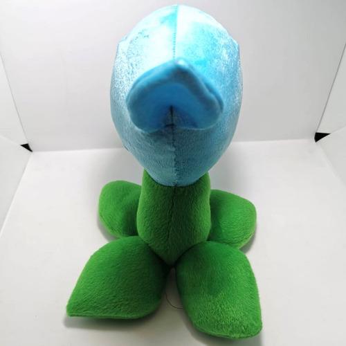 Peluche Plants Vs Zombies Lanza Guisantes Azul Nieve 24cm