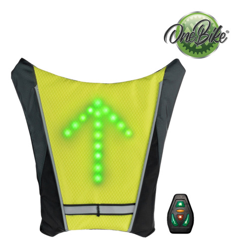 Arnes Para Mochila Con 48 Leds Con Flecha Indicadora Usb Recargable