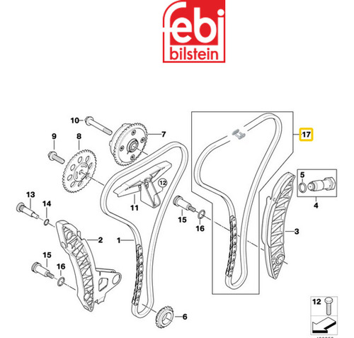 11318632773 Cadena Distribucion Mini R55/r56/r57/r58/r59