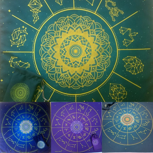 Kit Tarot Combo Paño Mazo Palo Santo Cuarzos