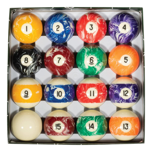 Mcdermott Marble Series Juego De Bolas De Billar