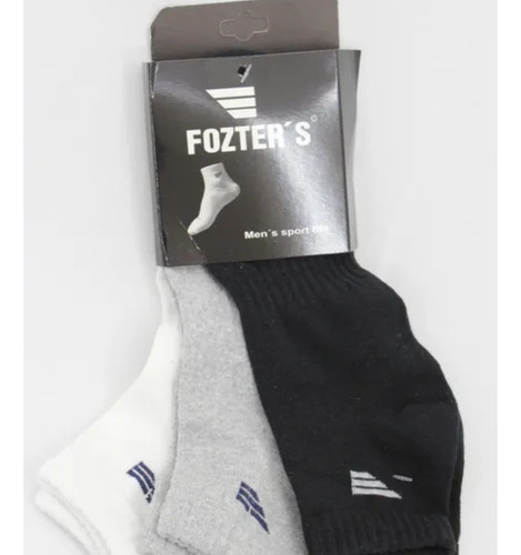 Tin Fozter De Niño/niña 6 Pack De 3 Pares Blanco/negro/gris Lisa 9-12