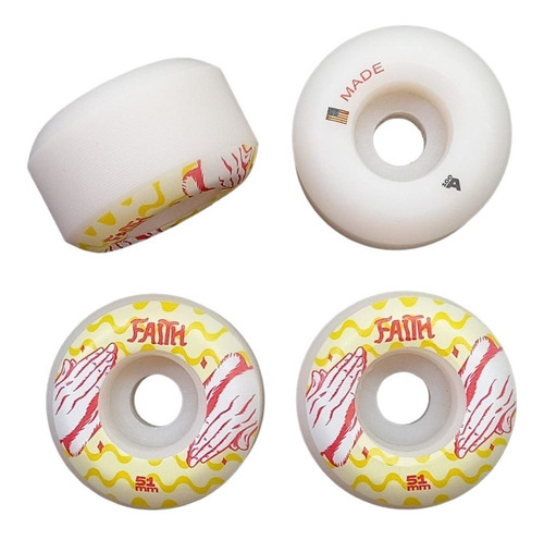 Rodas Skate Faith 51mm 100a Importadas