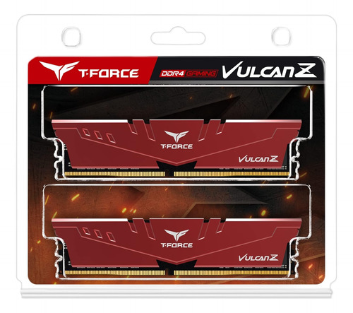 Kit Teamgroup T-force Vulcan Z Ddr4 De 16 Gb, 3200 Mhz, Ram