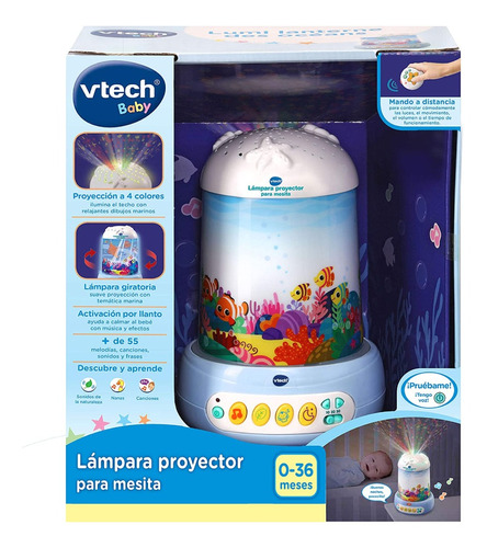 Lámpara Proyector Para Mesita Vtech 532822 Universo Binario