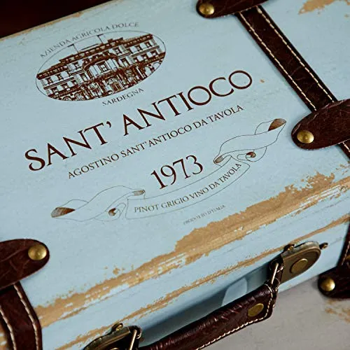 Cofre Anidante De Madera Con Detalles Vintage, Juego De 3