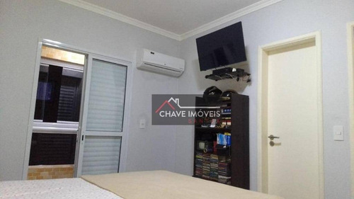 Apartamento À Venda, 94 M² Por R$ 420.000,00 - Ocian - Praia Grande/sp - Ap2589