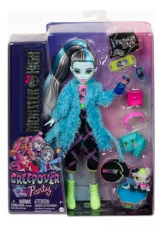 Muñeca Frankie Stein Monster High Creepover Party Accesorios