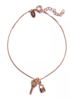 Pulsera Carmín Top Secret De Plata 925 Con Baño Rosé Ss