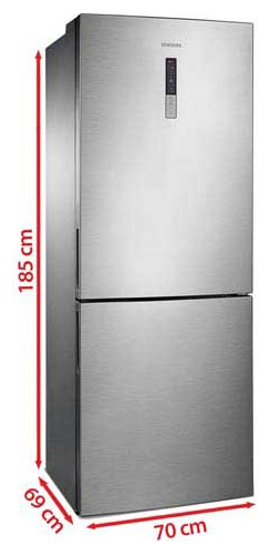 Refrigerador Bottom Freezer Samsung Barosa 435l -rl4353rbasl
