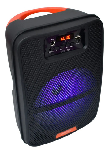 Parlante Ktx-1286 Micrófono Bluetooh Rgb Portátil Karaoke 20