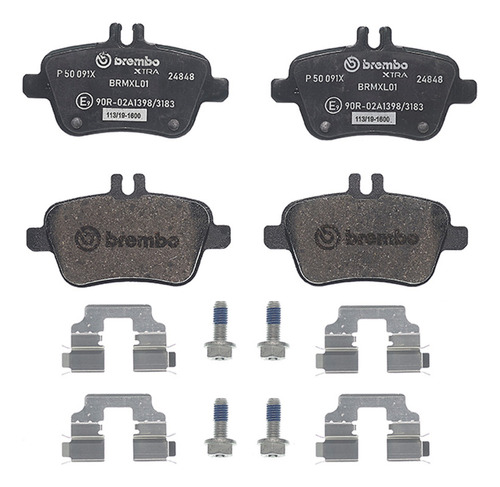 Brembo Balatas Mercedes-benz Slk350 Base 2012-2013 Trasero