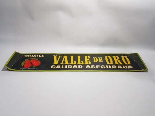 Imagen 6 de 10 de Antiguo Cartel Publicitario Valle De Oro 1960 Mag 58036