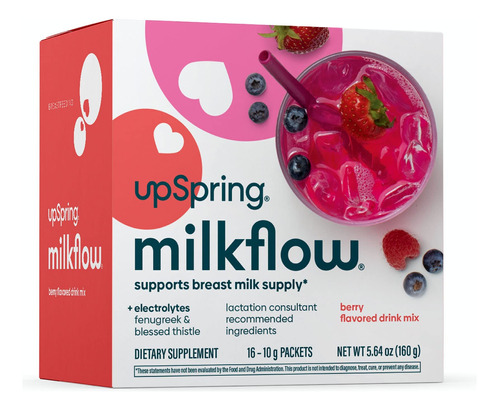 Upspring Milkflow - Suplemento De Lactancia Materna Con Elec