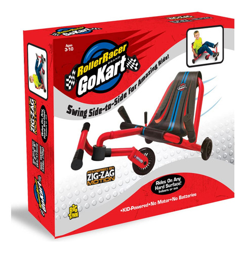Go Kart Roller Racer Swing Side-to-side Zig-zag Motion