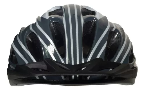 Cascos De Bicicleta Adulto Ciclismo Con Luz De Advertencia Color Carbon  black Talla L 58-61cm
