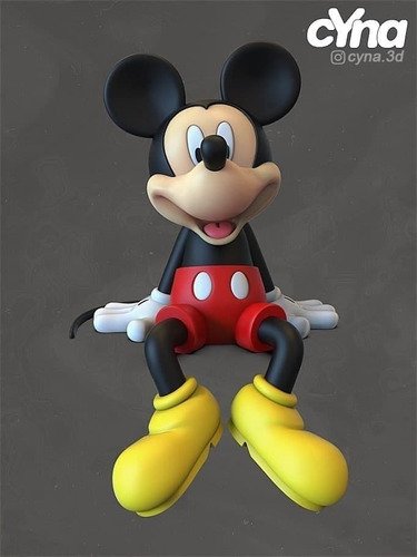 Archivo Stl Impresión 3d - Disney - Mickey Mouse