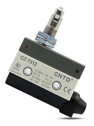 Cz-7312 Cntd Interruptor Limite 1nc+1no Embolo Montaje Panel