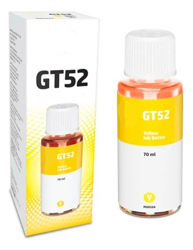 Botella Tinta Alternativa A Hp Gt52 Yl M0h56al / Gt5810 5820