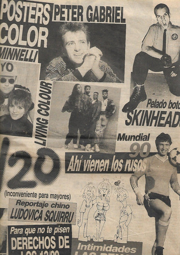 Revista 13/20 #57 Mundial 90 Skinheads Ludovica Squirru 