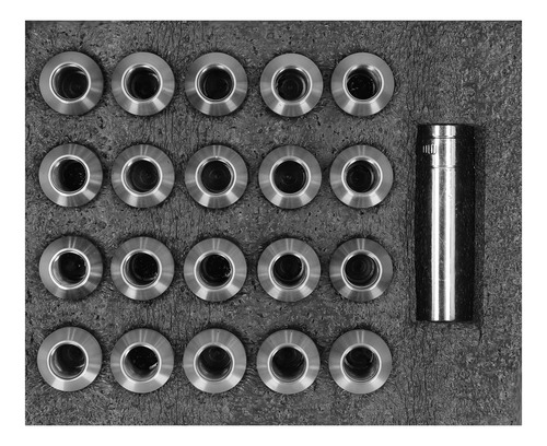 Rueda LG Nuts, 20 Unidades, M14 X 1.5, Rosca, 2 Pulgadas De