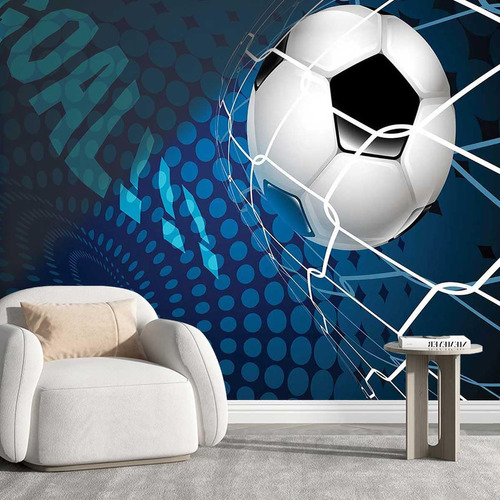 Papel Tapiz Removible Futbol Para Cocina Decoracion Pared X