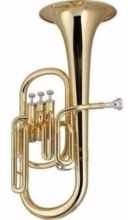Imagen 2 de 4 de Corno Alto Stagg O Fliscorno Alto Eb + Estuche Wsah235s