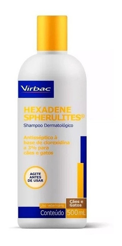 Shampoo Hexadene Spherulites 500ml - Virbac