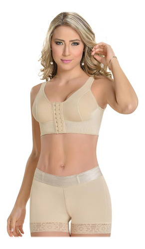 Faja Colombiana Calzón Levantacola Beige Stb-0321 Myd 